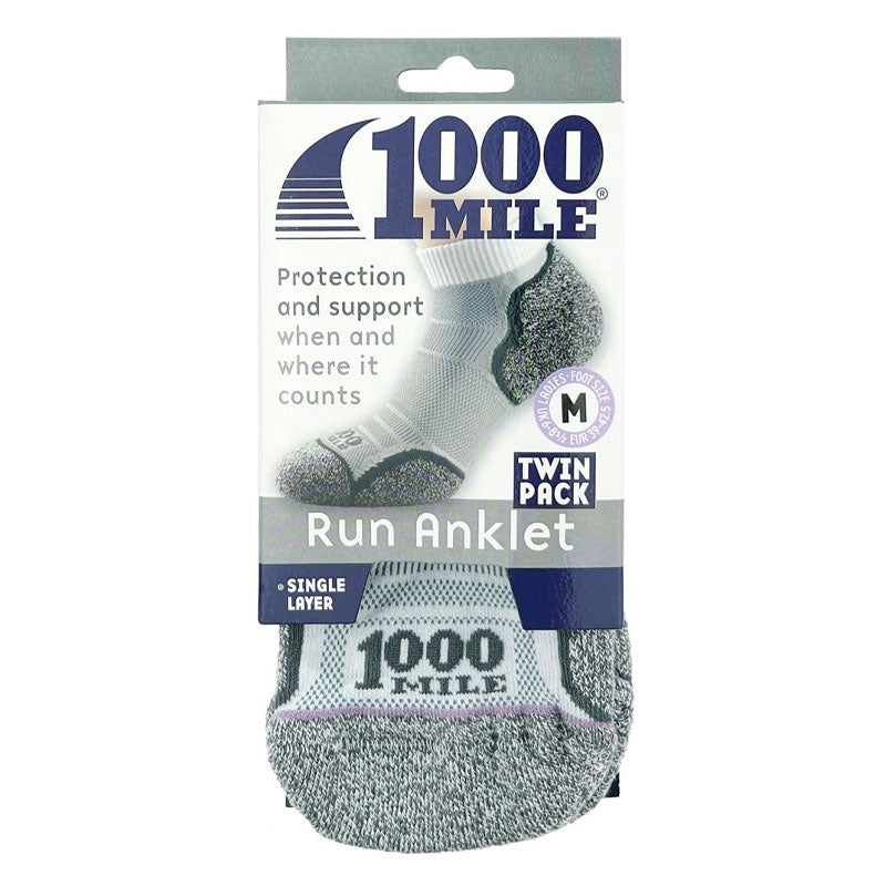 Anklet Single Layer Sock Twin Pack