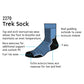 Men's Trek Single Layer Sock Twin Pack