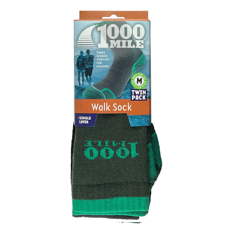 Walking sock twin pack